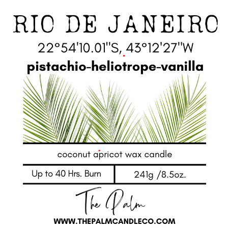 RIO DE JANEIRO : pistachio~heliotrope~vanilla