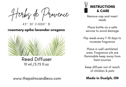 Herbs de Provence - Reed Diffuser