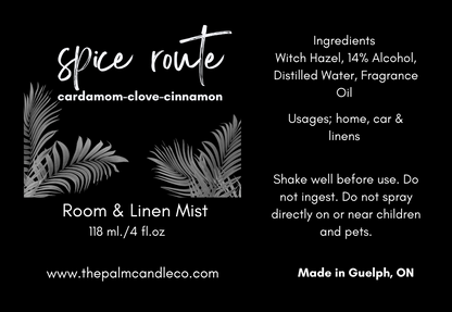 Spice Route; Room & Linen Mist